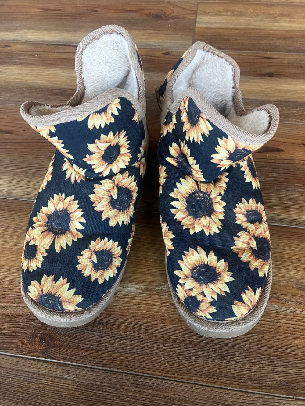 Blazin Roxx Sunflower  Black / Yellow Slipper Boots Women's Size 11/12